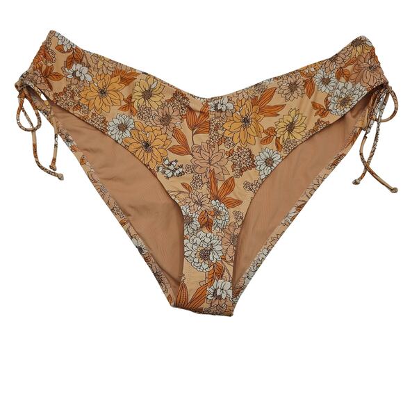 J. Crew Other - J, Crew Womans size XXL Hipster Curved Cheeky Bikini Bottom Zinna Floral NEW